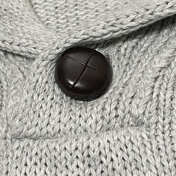 Champion Index + Archives Shawl Neck Sweater XL Gray Embroidered Limited Italy - Picture 8 of 10